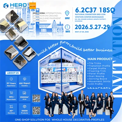Csatlakozzon a Hero Metalhoz a DOMOTEX Asia 2026-on: One{1}}Stop Solution At ...