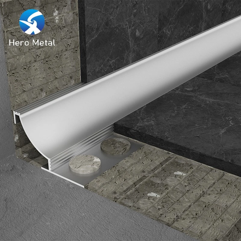 garniture de tuile de transition en aluminium